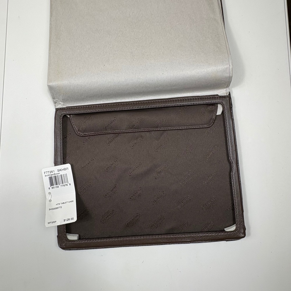 Coach Brown Tablet Case - Picture 4 of 9